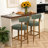 26" Upholstered Counter Height Bar Stool with Solid Wood Frame-1908733-1713336