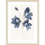 «Blue Flowers 2» par Yuyu Pont, reproduction d'art encadrée sur bois-100672065