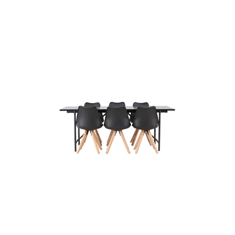 Anjanetta 6 - Person Dining Set