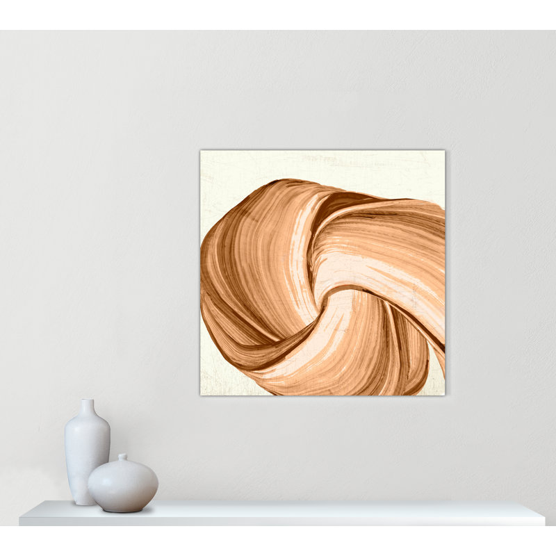 «Orange Tango I Print» par Casa Fine Arts, 40'' W x 40'' H, Toile tendue, Sans cadre