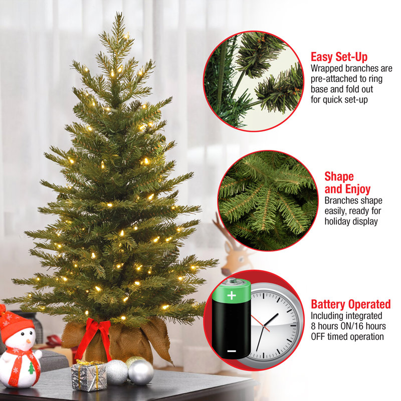 3ft. Nordic Spruce Tree with LED Lights