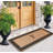 Monogrammed Triple Classic Border Natural Coir Door Mat with PVC Backing – Heavy-Duty, Anti-Shed & Easy to Clean-91901877-92575796