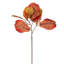 Vickerman 31" Orange Fiddle Leaf Spray. It measures 31 by 5 inches. It includes 3 pieces per bag.