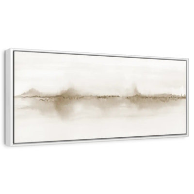 Watercolor Landscape VII Sepia Panoramic