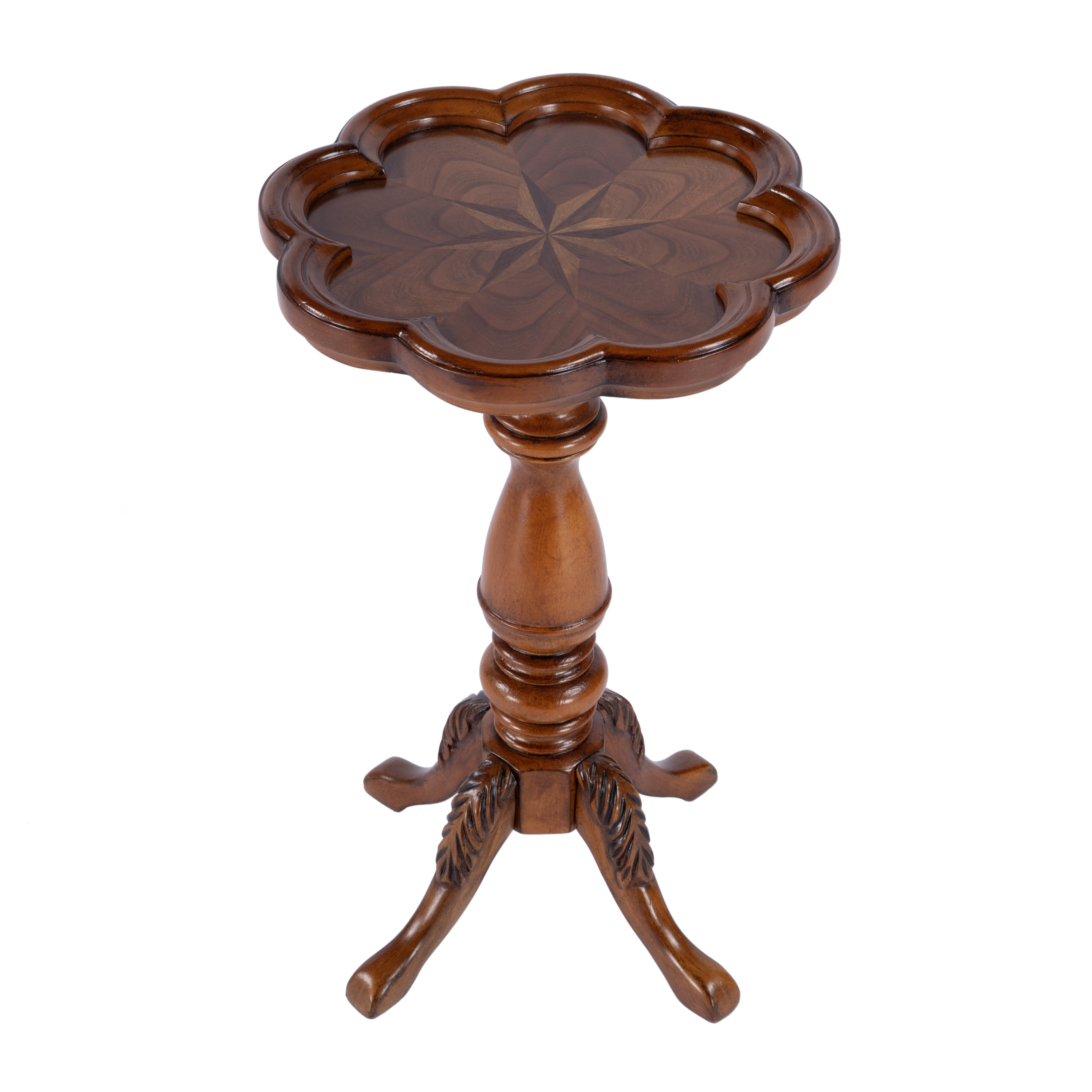 Lark Manor Akyra Tray Top Pedestal End Table & Reviews Wayfair