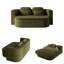 Canapé-lit pliable 75 po 2-en-1, canapé-lit convertible en mousse avec couverture multifonctionnelle, canapé-lit pliant en chenille, canapé-lit pour salon-2040984296