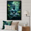 Bouddha Alt sarcelle bouddhas sérénité I - art mural bouddhisme-1419091554-1467627167