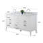 Ensemble de meuble-lavabo double 60 po-94811325-94811324