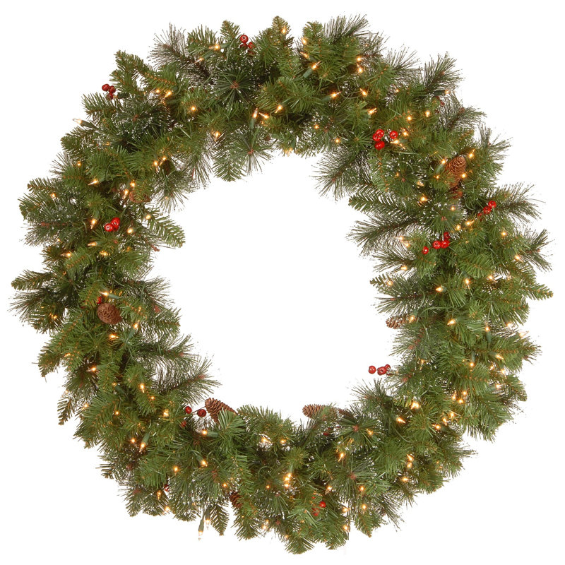 Couronne de Noël en épinette Crestwood, 36 in
