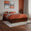 Lit plateforme en bois massif avec lit gigogne assorti Lamariah