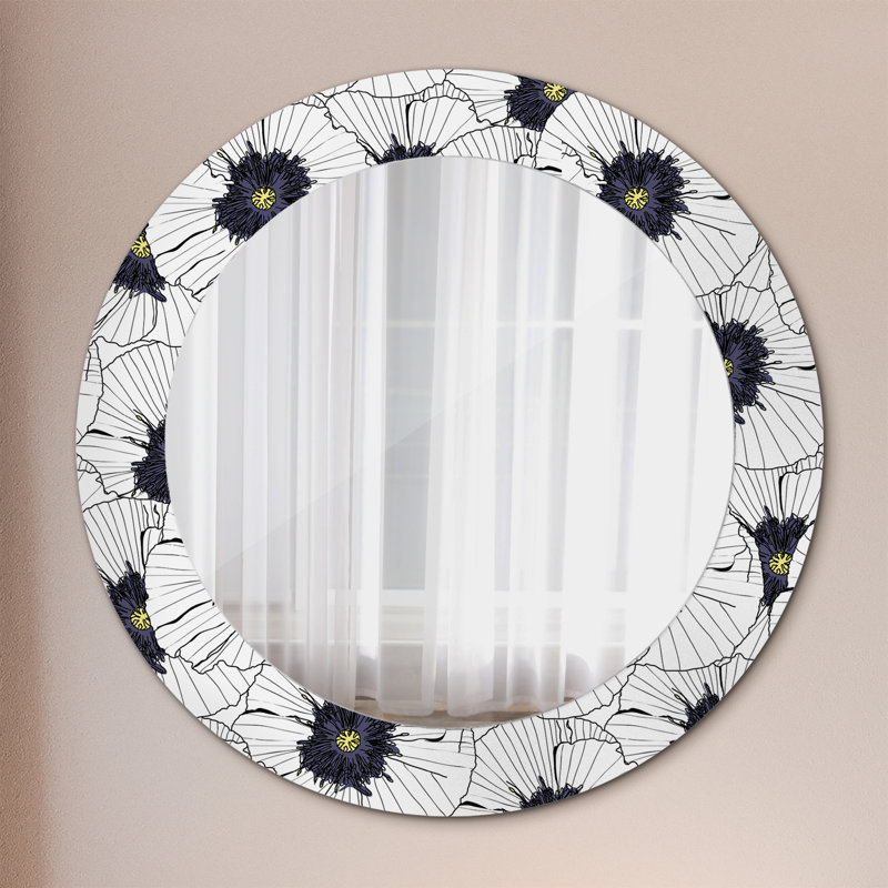 Huldar Glass Flat Wall Mirror