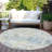 Suri Blue Washable Indoor-Outdoor Rug - -1882998198