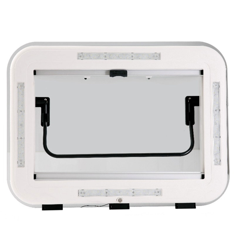 RV Window Camper RV Roof Window with LED Light, 19.7" H x 31.52" W x 12" D