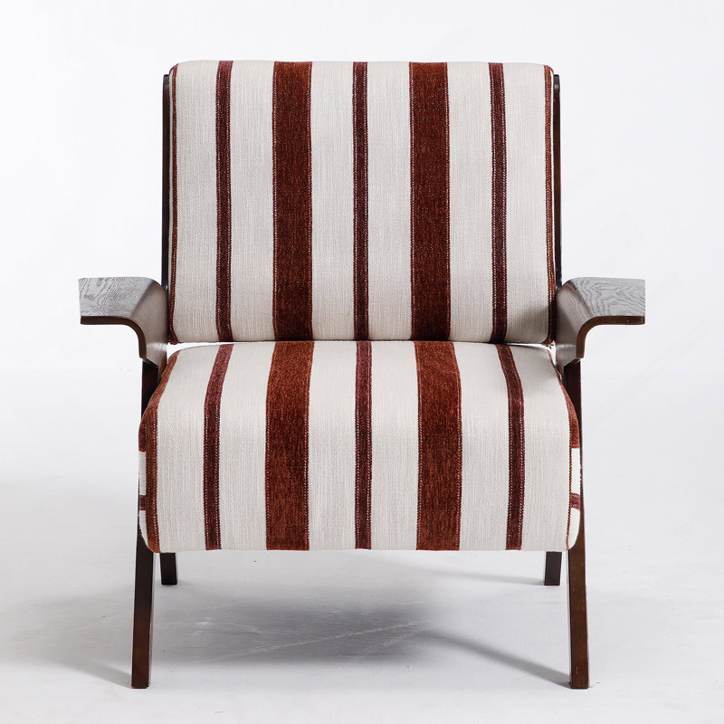 Fauteuil Modern, Blanc/rouge