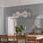 12-E12 Light Bulbs Industrial Modern Chandelier Dimmable Light Fixture