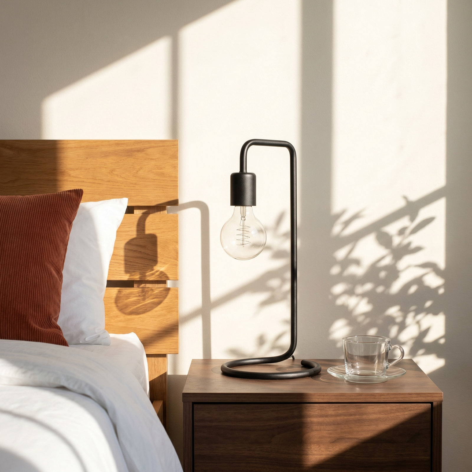 Fuse Metal Table Lamp, Matte Black