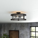 Durkin Glass Semi Flush Mount