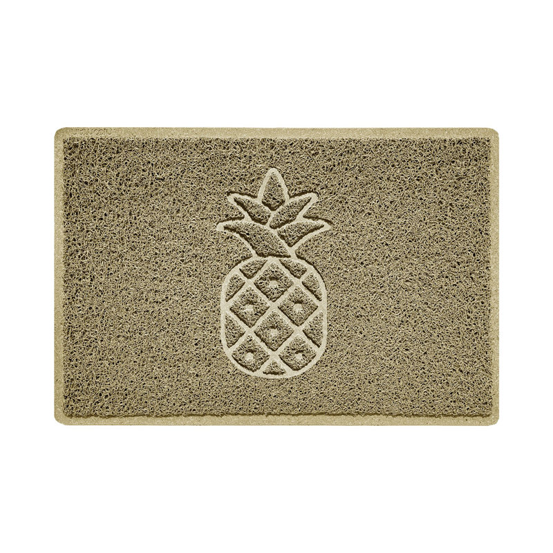 Non-Slip Indoor Doormat, 1.2cm H x 40cm W x 60cm L, Beige