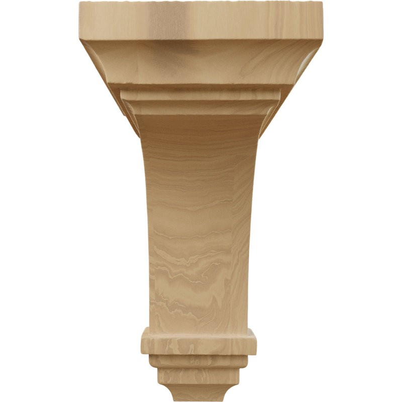 Grand corbeau de bois Jefferson, cerise (l 6 po x P 6 3/4 po x H 12 po) (paquet de 4), Brun cerisier