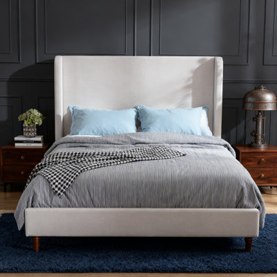 Grand lit tapissier Harper