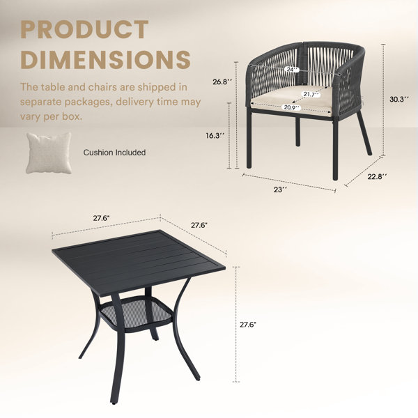 Dimensions du produit