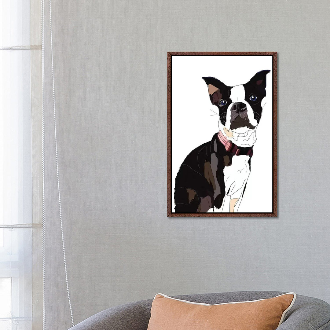 Nadias Boxer von Sketch And Paws - Gallery-Wrapped Canvas Giclée on Canvas