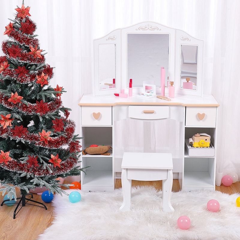 Ikem Kids Vanity Set with Mirror
