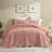 Microfiber Embossed Oversized Modern & Contemporary Bedspread Set With Shams-124114360-124114352