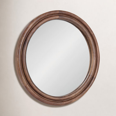 Oman Ribbed Round Wall Mirror