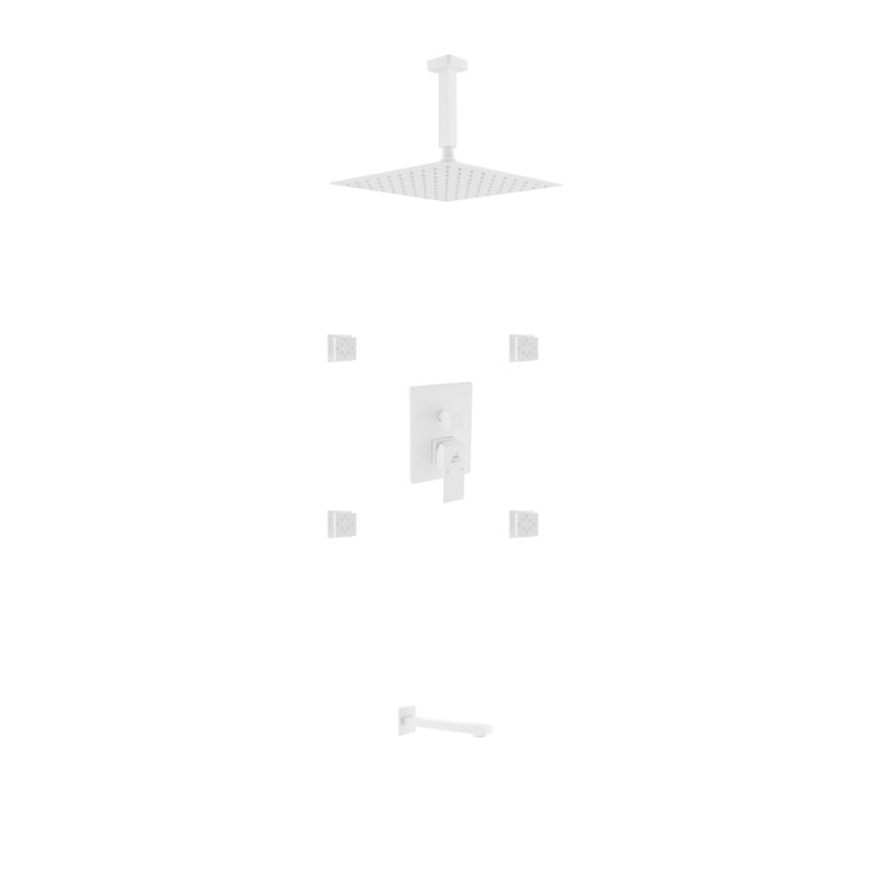 Système de douche complet Aqua Piazza avec valve brute