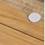 Terra Outdoor Oval Teak Coffee Table-1470371760