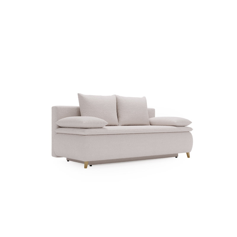 Tarrel 2 Seater Sofa Bed, White
