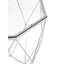 Aguilera Glass Top Frame End Table