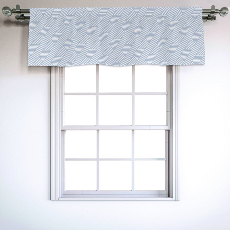 Sateen Ruffled Window Valance