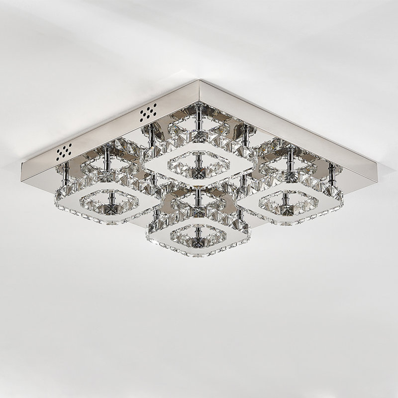 LED Flush Mount, Black