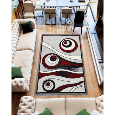 Ciceri Modern Abstract Contemporary 5X7 Rug For Living Room Bedroom