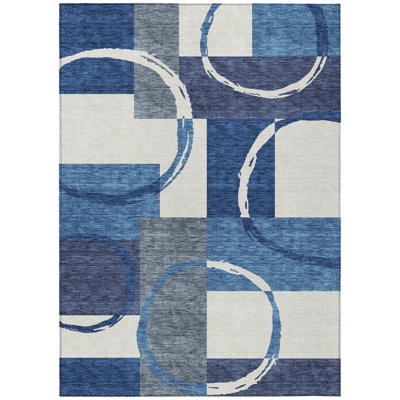 Aleh Area Rug with Non-Slip Backing