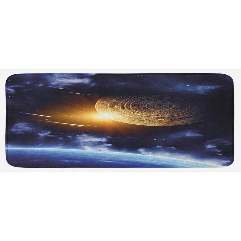Tapis de cuisine galaxy