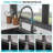 33" Drop-In Workstation Kitchen Sink With Pull-Out Faucet, Gunmetal Black, Single Bowl 16 Gauge Stainless Steel | Gift Idea