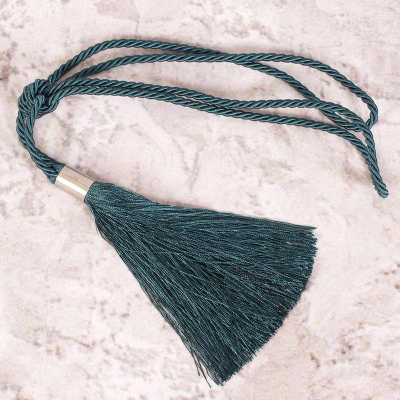 Mallen Fabric 10cm Curtain Tieback, Dark Blue