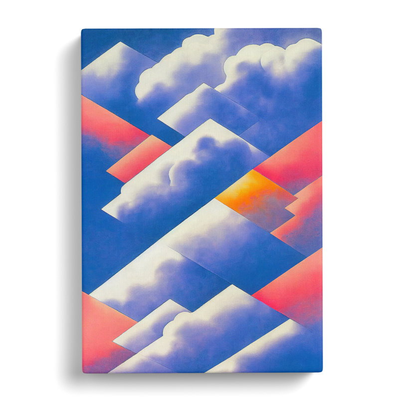 Cloudy Sky Modern - Wrapped Canvas, 76cm H x 50cm W x 3cm D