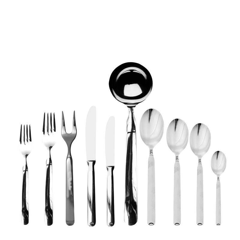 Goccia Flatware Set - 87 Pieces - Stainless Steel