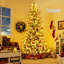  Arbre de Noël artificiel 8 pi avec embouts en PVC 1108 PE et 450 lumières DEL-304558799