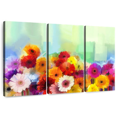 Harnek Abstract Clustered Flowers