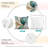 4 Pcs Gilded Leaves Pattern Decorative Pillow Covers