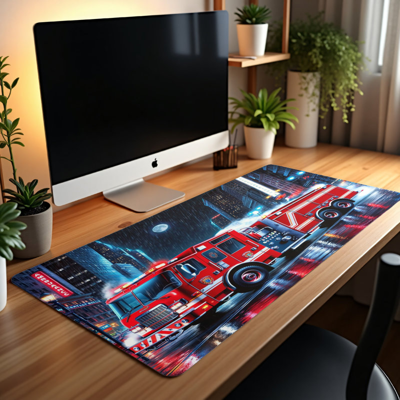 Polyester Desk Pad, 14.4x12.1