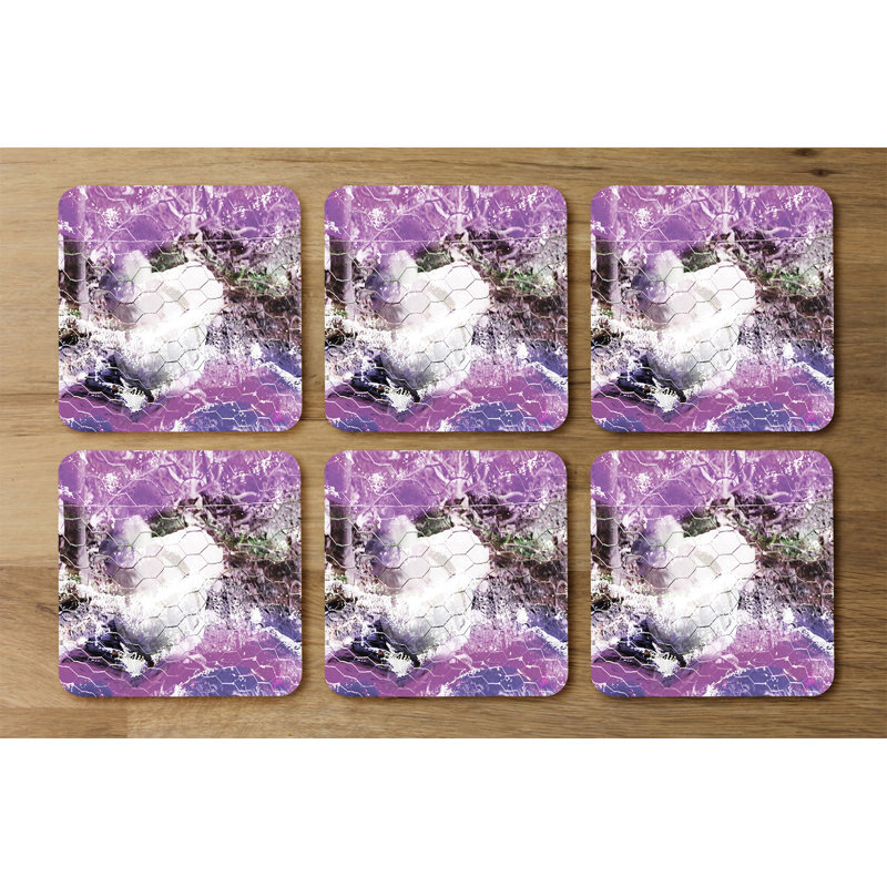 Square 6 Piece Coaster Set