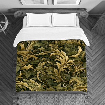 Polyester Floral Duvet Cover