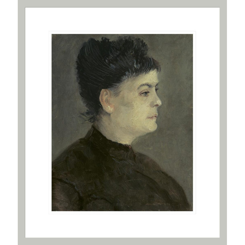 «Portrait of Agostina Segatori» par Vincent van Gogh, impression giclée encadrée, 20,79 po H x 17,75 po L