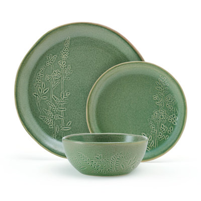 Stoneware Dinnerware Set - Service for 4